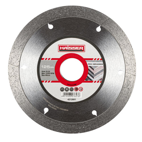 Круг алмазний PRO CERAMICS 125x1,6xx22,23 (HAISSER) 4212601 купить по оптовой цене с доставкой в магазине Ellada.com.ua