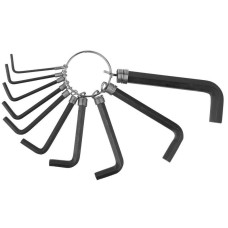 (48107) Набір ключів імбусових HEX, 1,5-10 ММ, CRV, 10 шт. NEW