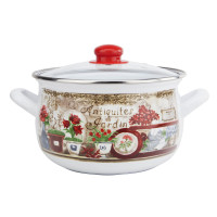 Квітковий сад GT-T-122-FG Каструля TM GUSTO 22 см, 5,1 л