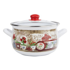 Квітковий сад GT-T-122-FG Каструля TM GUSTO 22 см, 5,1 л