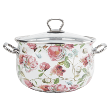 Квіткова ніжність Premium GT-T-218-F Каструля TM GUSTO 18 см, 3,1 л