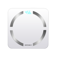 ВЕСЫ (ФИТНЕС) - BES-32BFS (Белый,квадрат.,макс-180кг) (GRUNHELM)