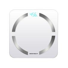 ВЕСЫ (ФИТНЕС) - BES-32BFS (Белый,квадрат.,макс-180кг) (GRUNHELM)