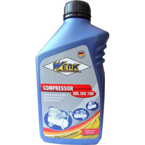 МАСЛО КОМРЕССОРНОЕ - COMPRESSOR VDL ISO100 (1л) (WERK) купить по оптовой цене с доставкой в магазине Ellada.com.ua