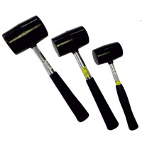 (44009) Киянка гумова чорна 225 г. Сталь (44009) Киянка гумова чорна 225 г. Сталь