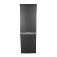 Холодильник - GNC-185HLX, (нерж, двухк, нижн мороз, 185см) (GRUNHELM)