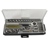 (70093) Набір насадок торц. з тріскачкою та подовжувю. 36 од. СВІТЯЗЬ