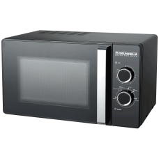 МИКРОВОЛНОВАЯ ПЕЧЬ - 23MX88-LB(черная) 23л, 800 Вт, механ-ая(GRUNHELM)