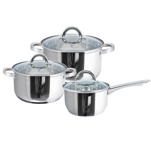 Набор кастрюль GUSTO SOLO SET GT-1300-06/1 6 пр купить по оптовой цене с доставкой в магазине Ellada.com.ua