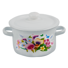 GT-U-1601-F Каструля TM GUSTO Романтичний букет 16 см, 1 л