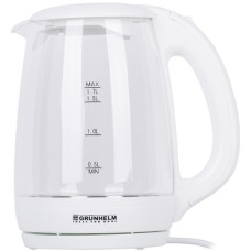 ЭЛЕКТРОЧАЙНИК - EKP-1703GW (белый) NEW 1,7л, 2200 Вт, диск (GRUNHELM)