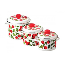 НАБІР ЦИЛІНДРИЧНИХ КАСТРУЛЬ - набір 5 В АСОРТ. (EPOS)