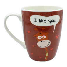 VT-C-19360 Чашка Айворі Веселі звірі Vittora 360мл