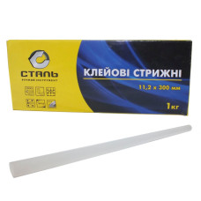 КЛЕЕВОЙ СТЕРЖЕНЬ - 11,2х300мм 1кг (С112300) СТАЛЬ