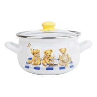 Плюшеве ведмежа GT-T-114-Т Каструля TM GUSTO 14 см, 1,5 л Плюшеве ведмежа GT-T-114-Т Каструля TM GUSTO 14 см, 1,5 л