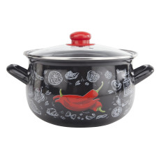 Перчинка GT-T-118-P Каструля TM GUSTO 18 см, 3,1 л