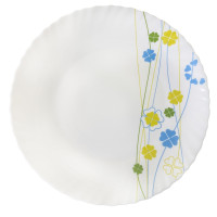 Трилисник, Хвиля, Тарілка обідня, VT-1220SH, Vittora, 220 мм