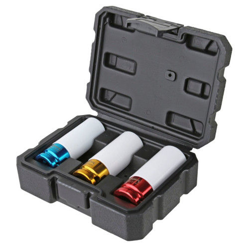 (70060) Набір головок ударних шестигранних 1/2"17,19,21мм ТМ HAISSER