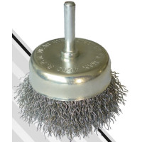 Щетка торцевая рифленая со стержнем - 100мм (X-TREME)