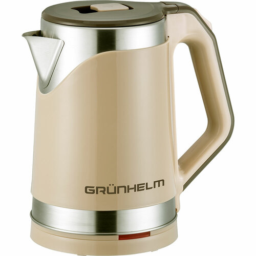 Электрочайник Grunhelm EKS-1857SB (бежевый) купить по оптовой цене с доставкой в магазине Ellada.com.ua