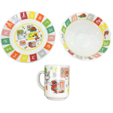 VT-401A Дитячий набір Алфавiт Vittora 3 пр.