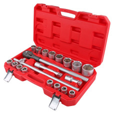 (70114) Набір інструментів професiйний 3/4", 20 од. HAISSER