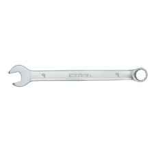(48012)Ключ комбинированный, CR-V Satine 9 мм, 72шт/ящ (СТАЛЬ)