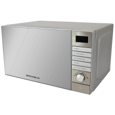МИКРОВОЛНОВАЯ ПЕЧЬ - 20MX921-S (нерж) 20л, 700 Вт, элетк. (GRUNHELM)