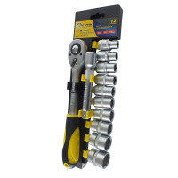 (70088) Набір насадок торцевих з тріскачкою 1/2", 12 од. new СТАЛЬ (70088) Набір насадок торцевих з тріскачкою 1/2", 12 од. new СТАЛЬ