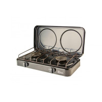 ГАЗОВАЯ ПЛИТА - ДВУХКОНФОРОЧНАЯ С КРЫШКОЙ (ЭЛНА) ГАЗОВАЯ ПЛИТА - ДВУХКОНФОРОЧНАЯ С КРЫШКОЙ (ЭЛНА)