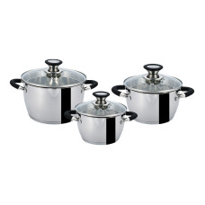 GT-1303-06/1 НАБІР ПОСУДУ 6 ПР. 16см, 1,7л, 18см, 2,4л, 22см,4,4л