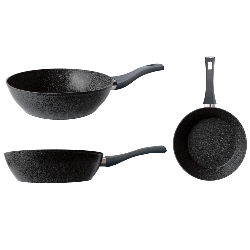 GT-2105-24 СКОВОРІДКА ГЛИБОКА GUSTO, покр.Marble, 240x68 мм купить по оптовой цене с доставкой в магазине Ellada.com.ua