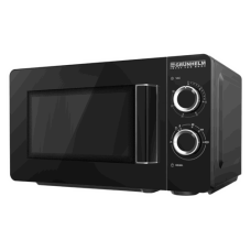 МИКРОВОЛНОВАЯ ПЕЧЬ - 20MX68-LB(черная) 20л, 800 Вт, механ-ая(GRUNHELM)