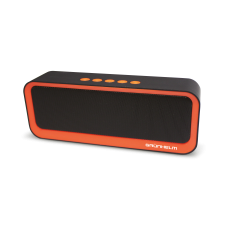 Портативная колонка GGT-308 чёрная+оранжевая