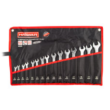 (48429) Набір ключів комбінованих 15 шт. CRV Cold Stamped чох HAISSER