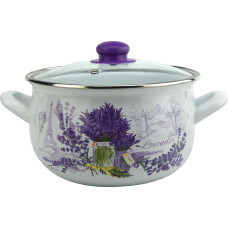 Набор кастрюль GUSTO GT-T-3-L Лаванда 2.1 л / 3.1 л/ 4 л