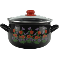 Макове поле GT-T-122-M Каструля TM GUSTO 22 см, 5,1 л