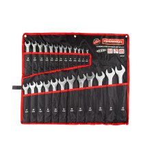 (48430) Набір ключів комбінованих 25 шт. CRV Cold Stamped чох HAISSER