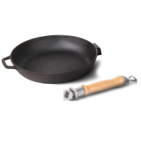 СКОВОРІДКА - Оптима 0122, чавун, 220x45 (БІОЛ)