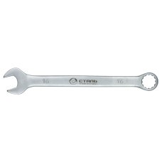 (48019)Ключ комбинированный, CR-V Satine 16 мм, 36шт/ящ (СТАЛЬ)