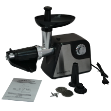 МЯСОРУБКА - AMG180SJ, 1800 Вт.2 решетки (GRUNHELM)