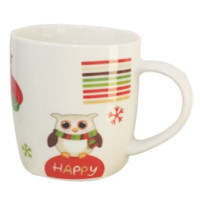 VT-C-210360 Чашка Бланко Новорічні сови Vittora 360мл