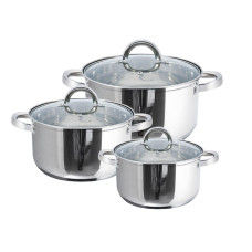 GT-1300-06/2 НАБІР ПОСУДУ 6 ПР. 16см, 1,9л, 20см, 3,6л, 24см, 6,1л