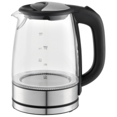 ЭЛЕКТРОЧАЙНИК EKG-1988BS (черный) 1,7л, 2200 Вт, дисковый (GRUNHELM)