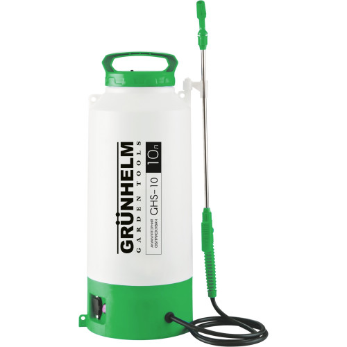 ОПРЫСКИВАТЕЛЬ АККУМУЛЯТОРНЫЙ - GHS -10, (2АН/12V, 2-4бар, 10л) (GRUNHE