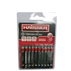 Набор бит Haisser TORX 30X50 мм 10шт Набор бит Haisser TORX 30X50 мм 10шт