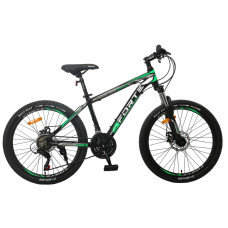 Велосипед 13" черно-зеленый 24" Fighter Forte
