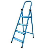 Works 404 Стремянка металлическая 4 ступени