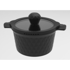 PEPPER Кастрюля Black ice (greblon C2) 1.5 л