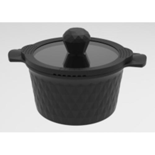 PEPPER Кастрюля Black ice (greblon C2) 1.5 л купить по оптовой цене с доставкой в магазине Ellada.com.ua
